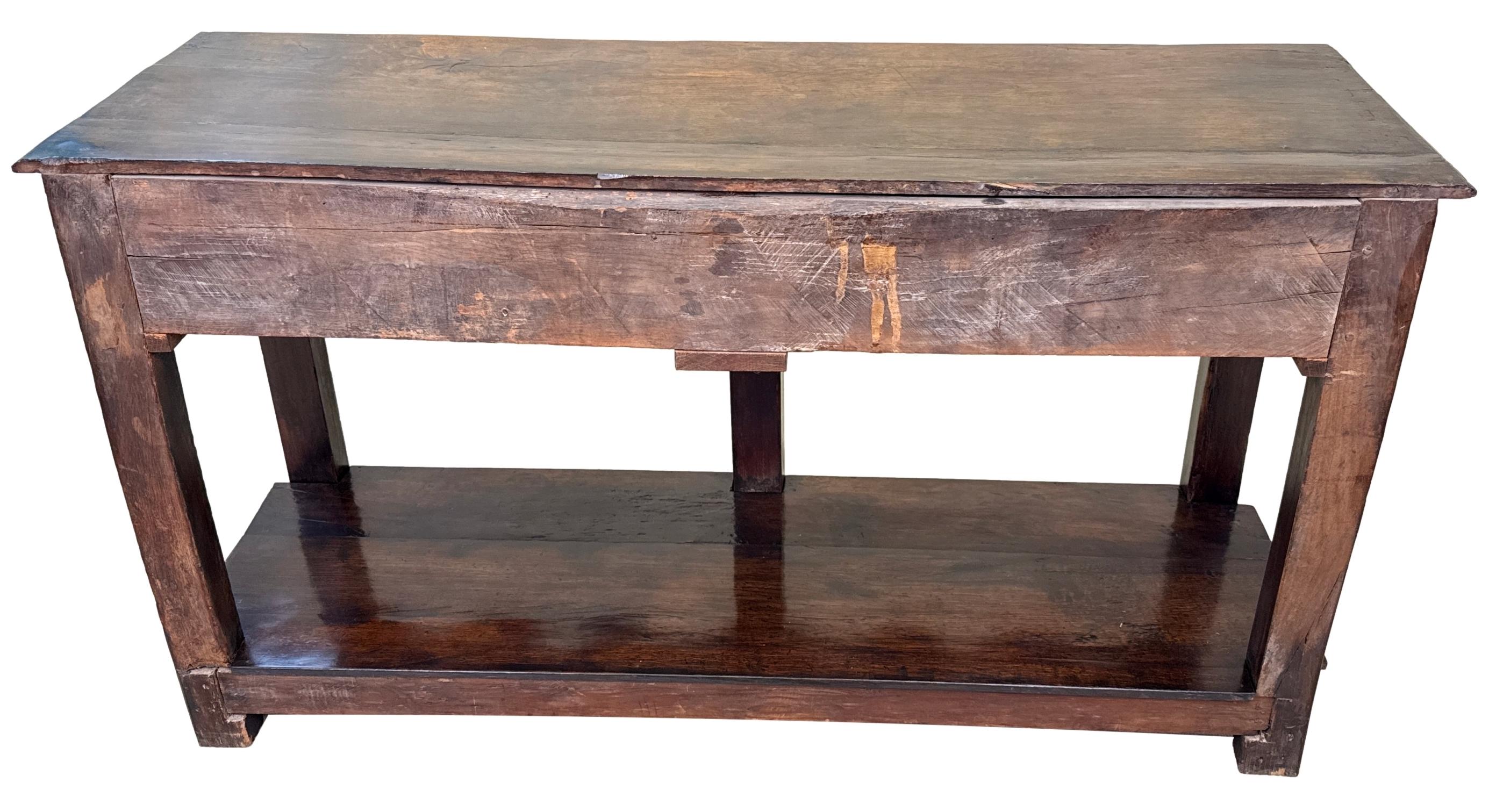 Very Small 18th Century Oak Potboard Dresser 5
