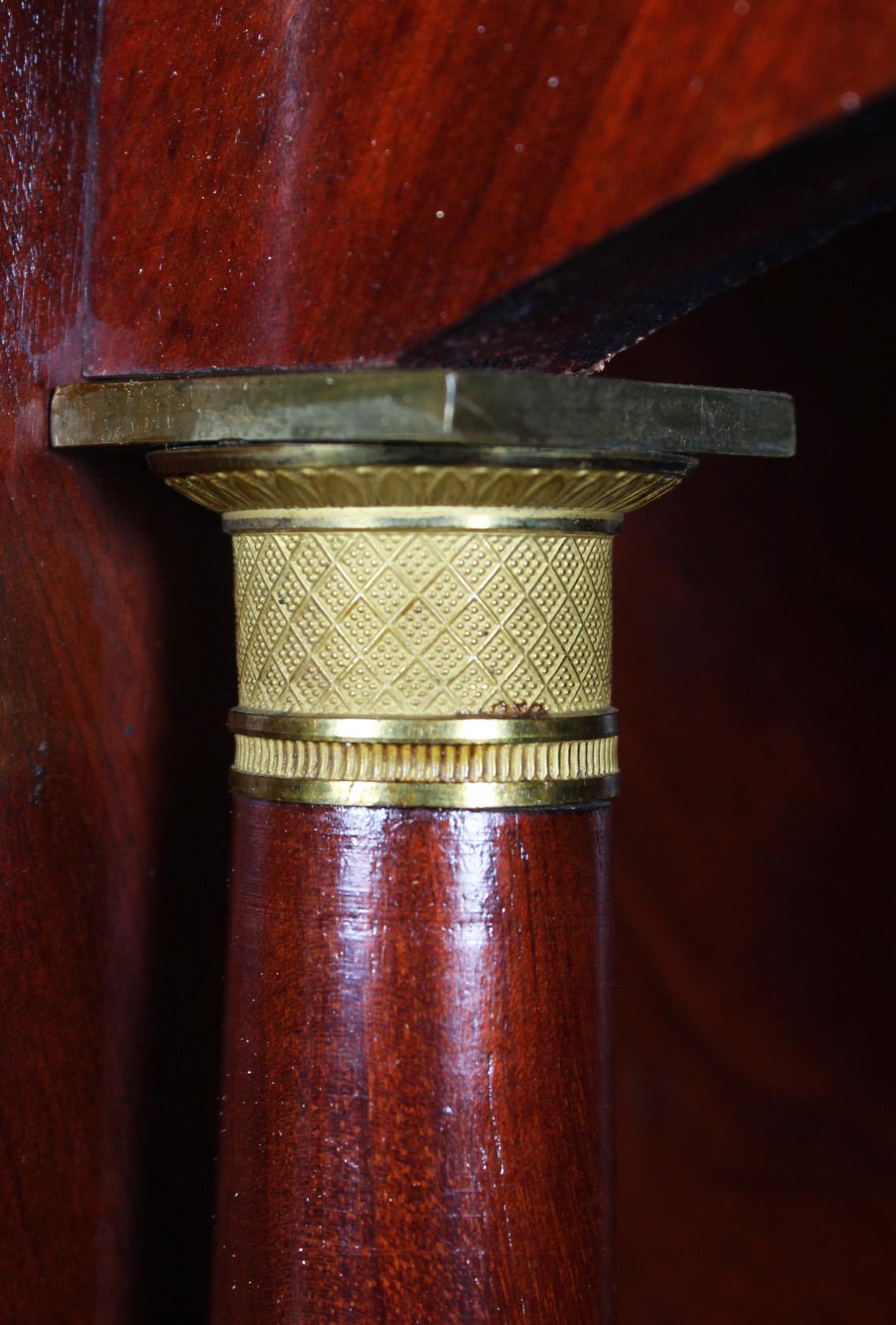 19th Century Very Small Antique Secretaire, Mahogany, Empire, France, circa 1810