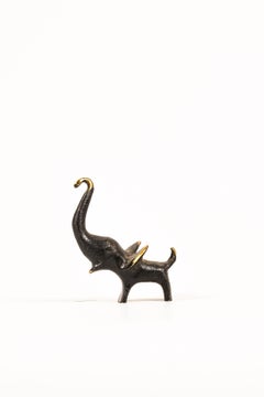 Very Small Elephant Figurine by Walter Bosse, Around 1950s