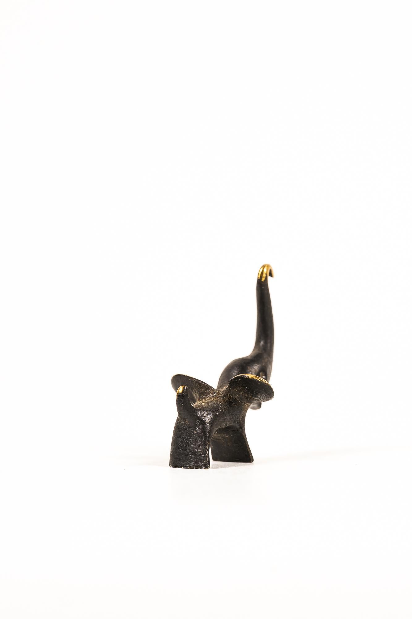 Austrian Very Small Elephant Figurine by Walter Bosse, Around 1950s For Sale