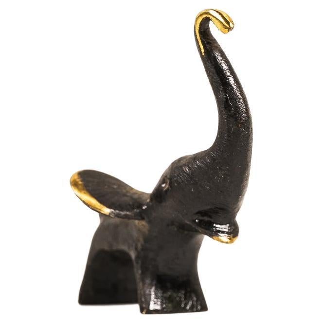 Very Small Elephant Figurine by Walter Bosse, Around 1950s For Sale