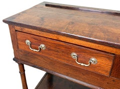 Very Small Georgian Oak Dresser Base Late 18th Century