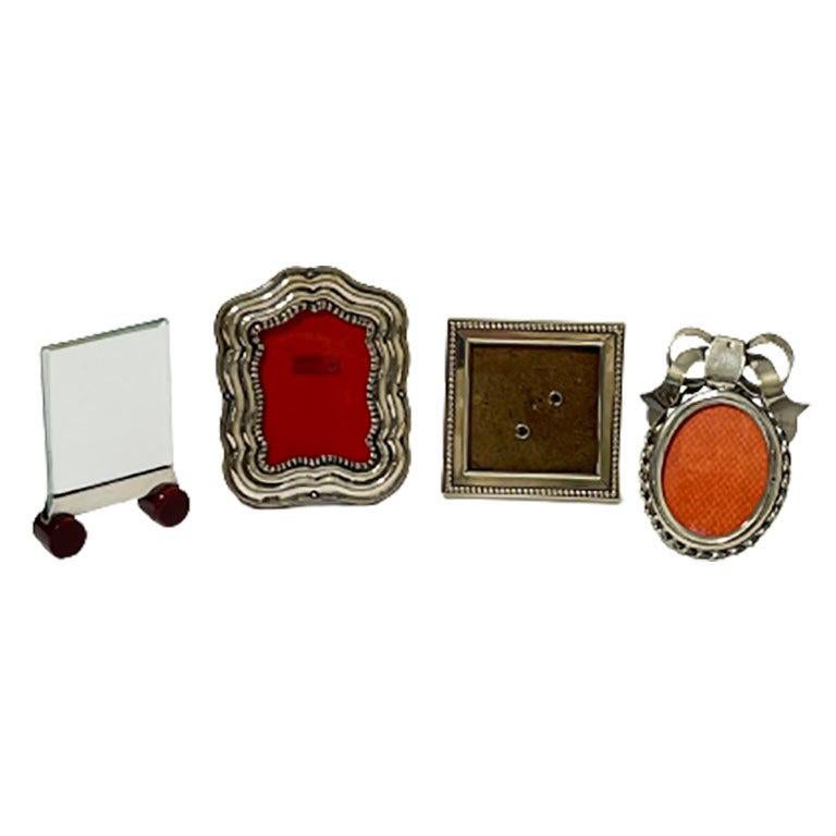Very Small Standing Models Silver Photo Frames from Different Countries