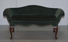 Very Small Window Seat Sofa, Victorian circa 1880 Based on Early Georgian Design
