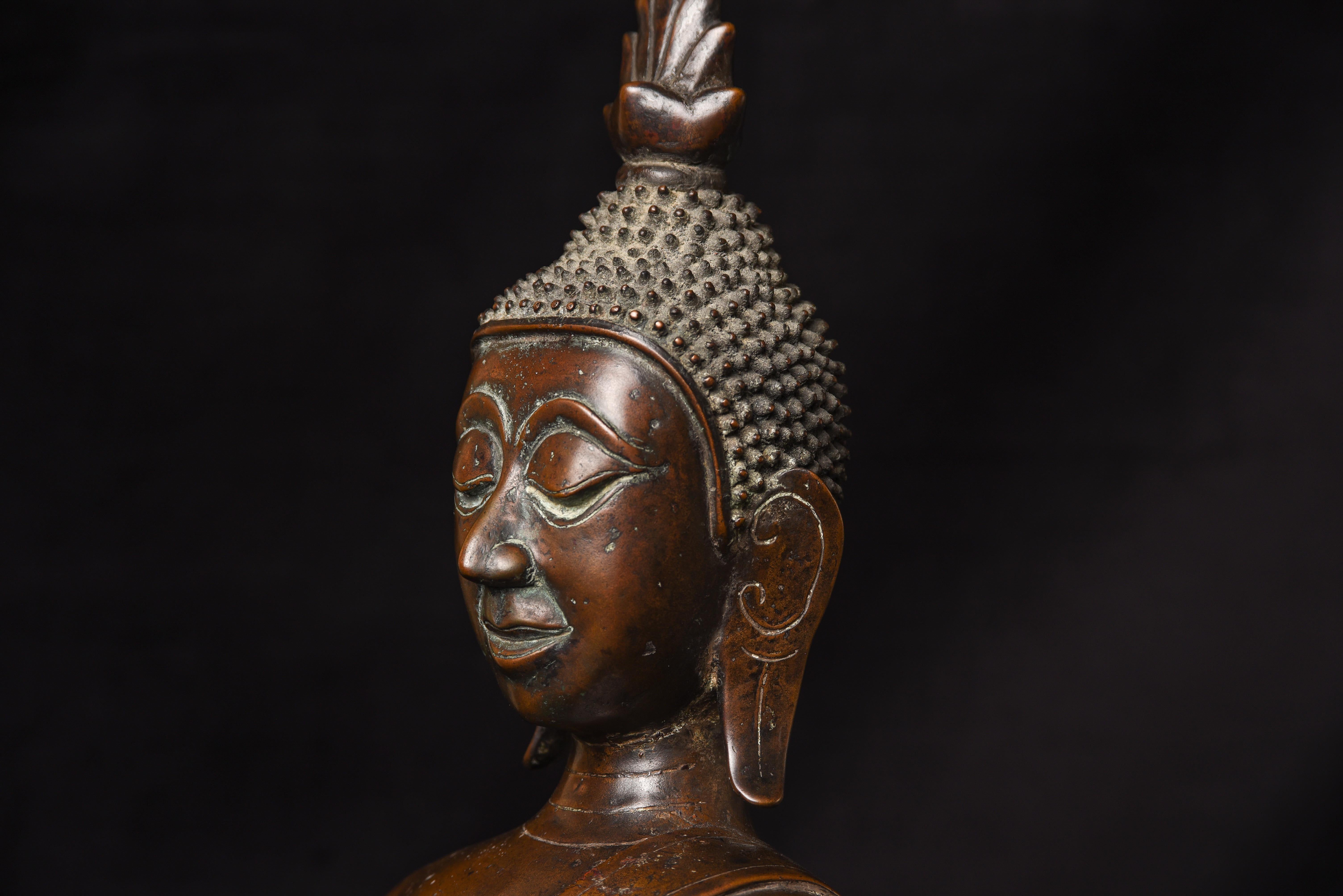 Un Buddha molto particolare del XVIII secolo proveniente dal regno di Nan. in vendita 8