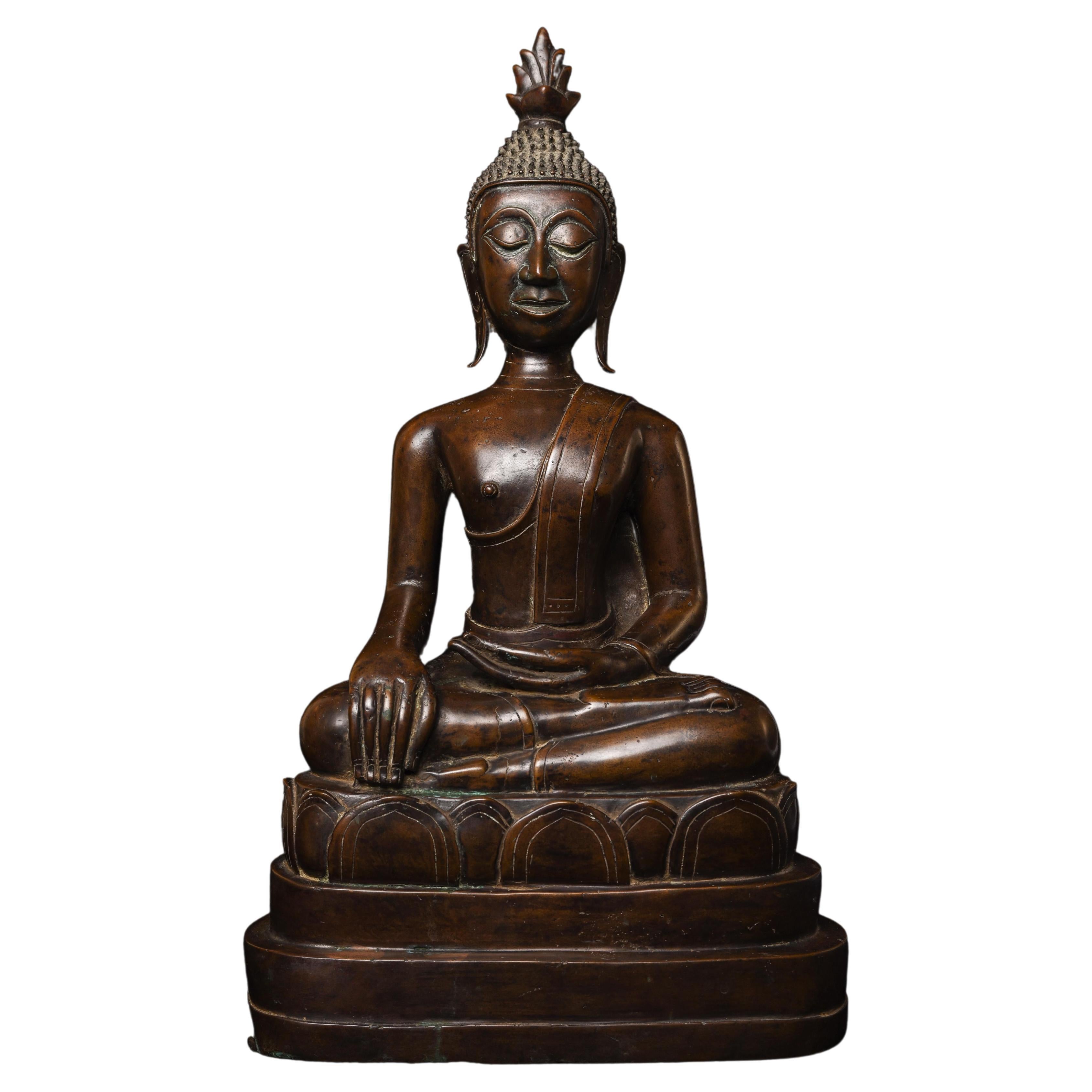 Un Buddha molto particolare del XVIII secolo proveniente dal regno di Nan. in vendita