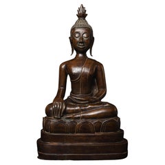 Very special 18thC Buddha from the kingdom of Nan.