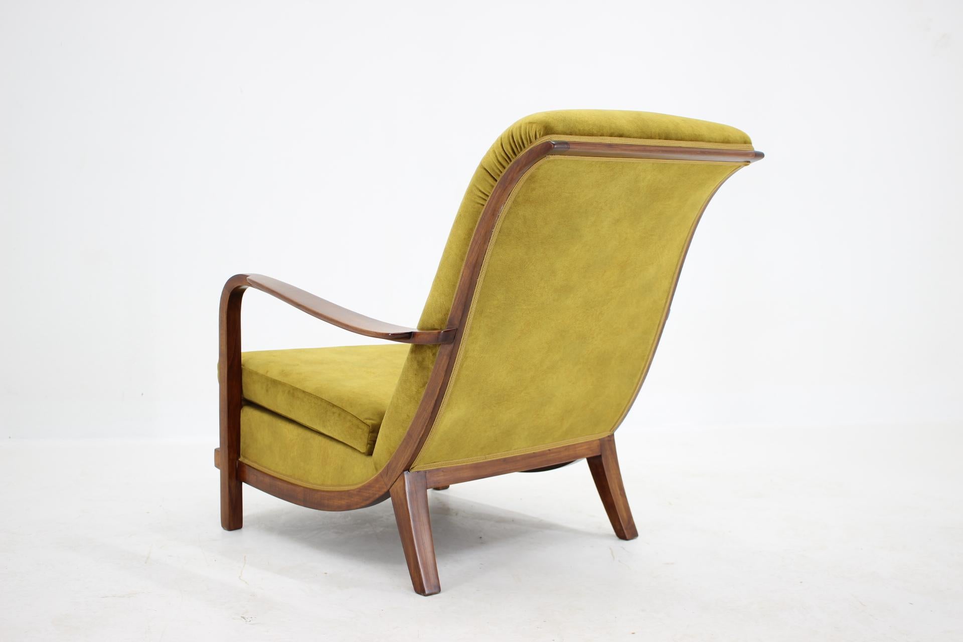 Art Deco Very Special and Rare Armchair by Knoll Antimott, 1930s