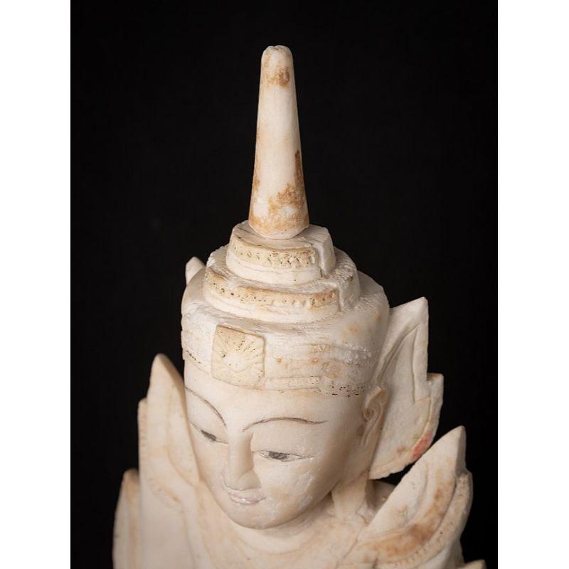 Sehr besonderer antiker burmesischer Shan-Buddha aus Burma im Angebot 12