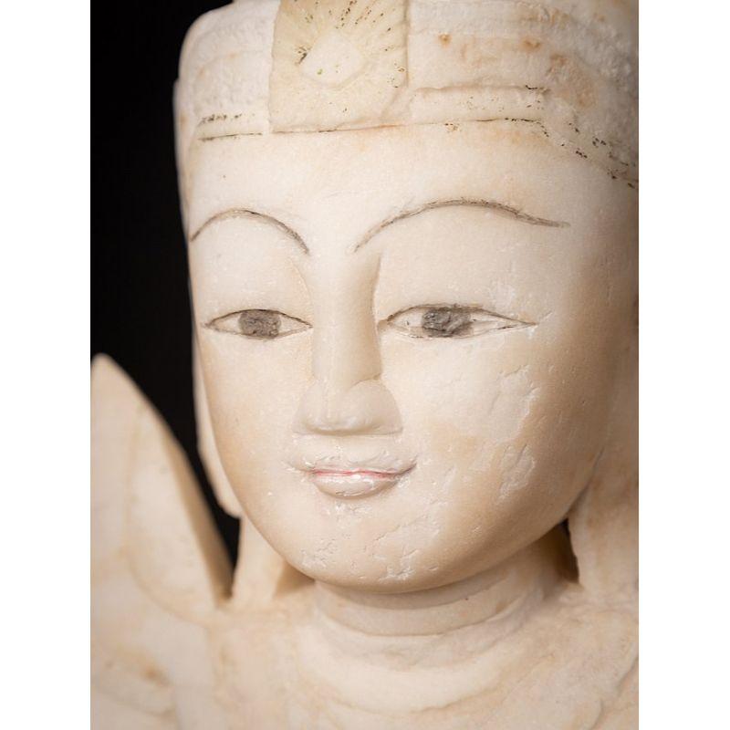 Sehr besonderer antiker burmesischer Shan-Buddha aus Burma im Angebot 13