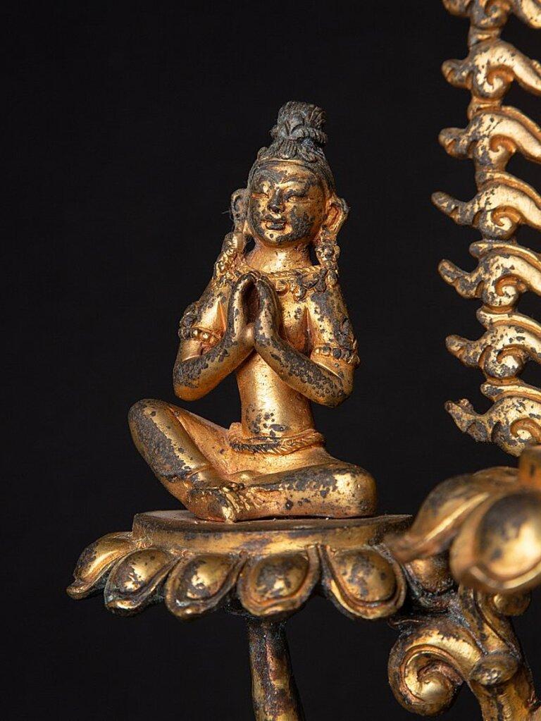 Very Special Antique Nepali Buddha Statue from Nepal For Sale 13