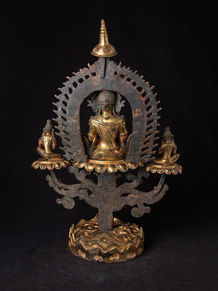 Very Special Antique Nepali Buddha Statue from Nepal For Sale 2