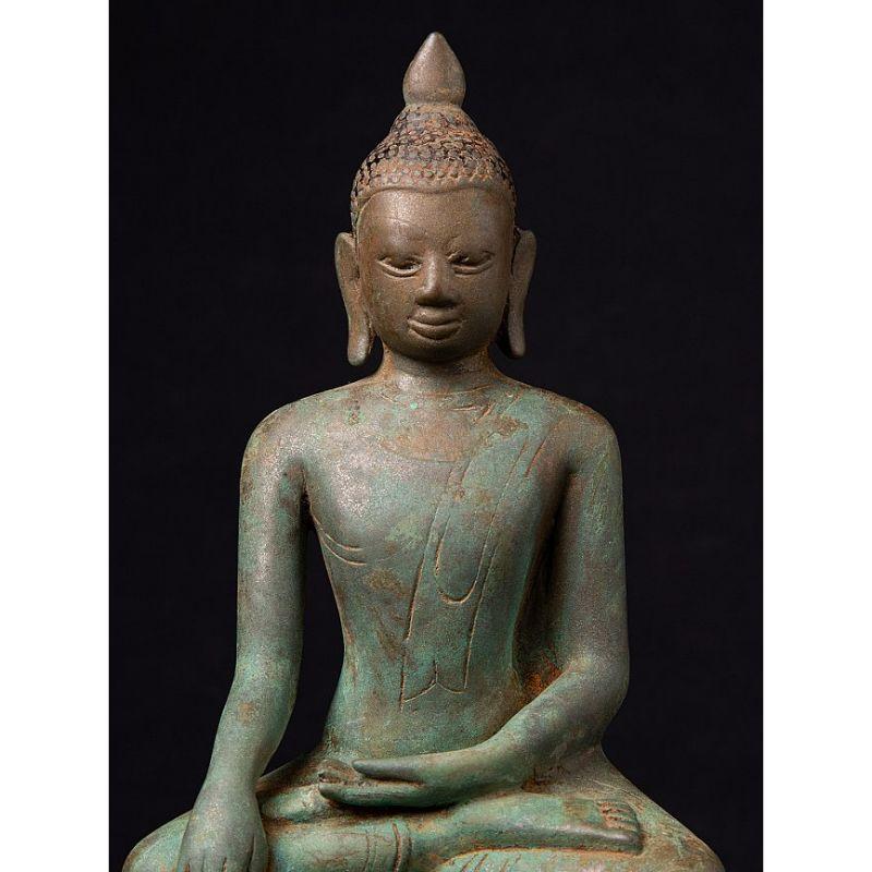 Very special bronze Arakan Buddha statue from Burma  Original Buddhas For Sale 1