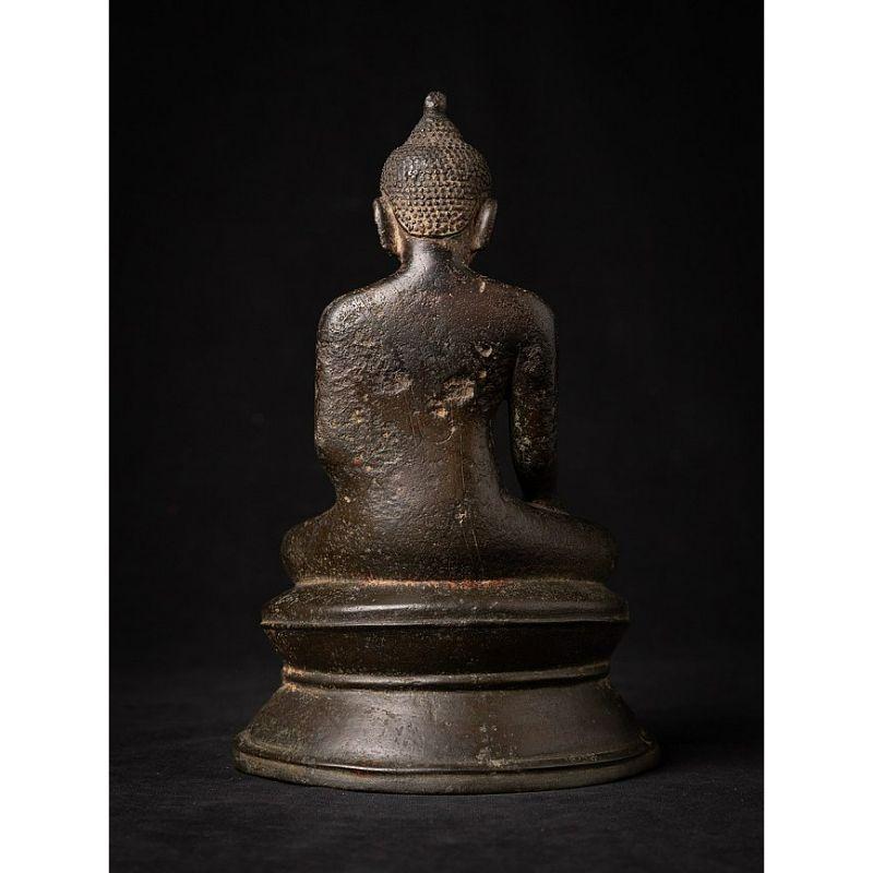 18th Century and Earlier Very Special Bronze Burmese Buddha Statue from Burma For Sale