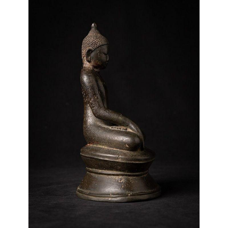 Very Special Bronze Burmese Buddha Statue from Burma For Sale 1