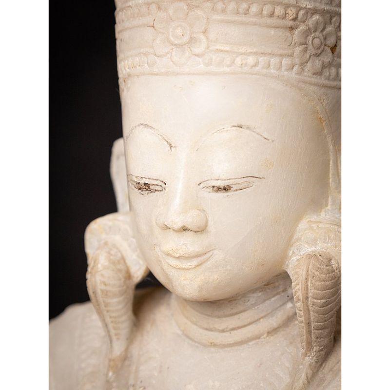 Very Special Burmese Marble Buddha Statue from Burma 11