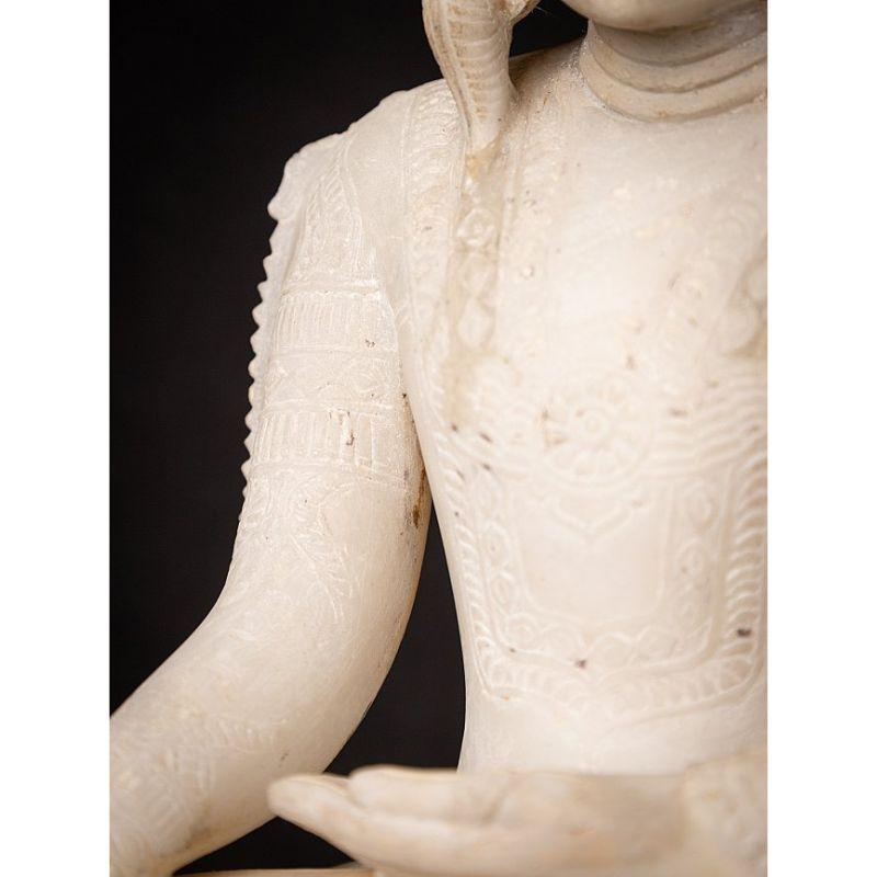 Very Special Burmese Marble Buddha Statue from Burma 12