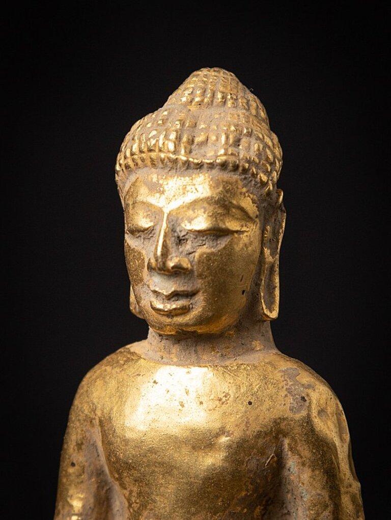 Very Special Golden Pyu Buddha, Hammered from Solid Gold from Burma For Sale 6