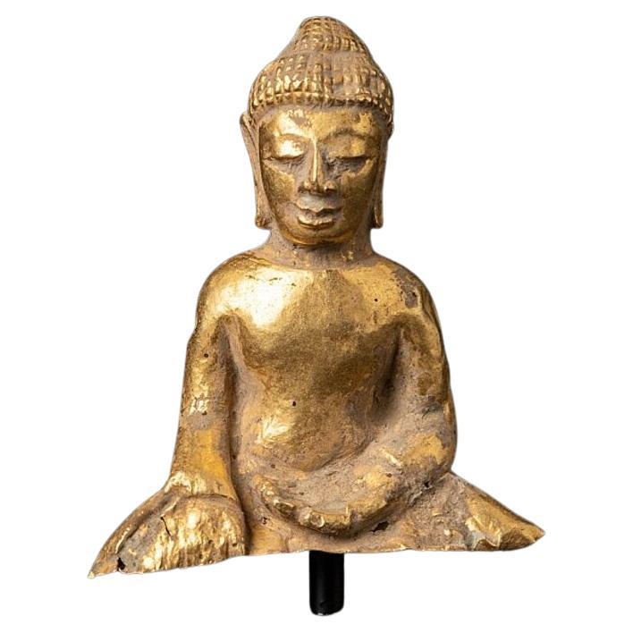 Very Special Golden Pyu Buddha, Hammered from Solid Gold from Burma For Sale