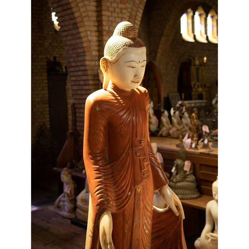 Very Special Large Marble Burmese Buddha Statue from Burma For Sale 8