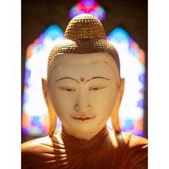 Very Special Large Marble Burmese Buddha Statue from Burma