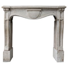 17th Century Antique Fireplace from Chateau Verdun - France