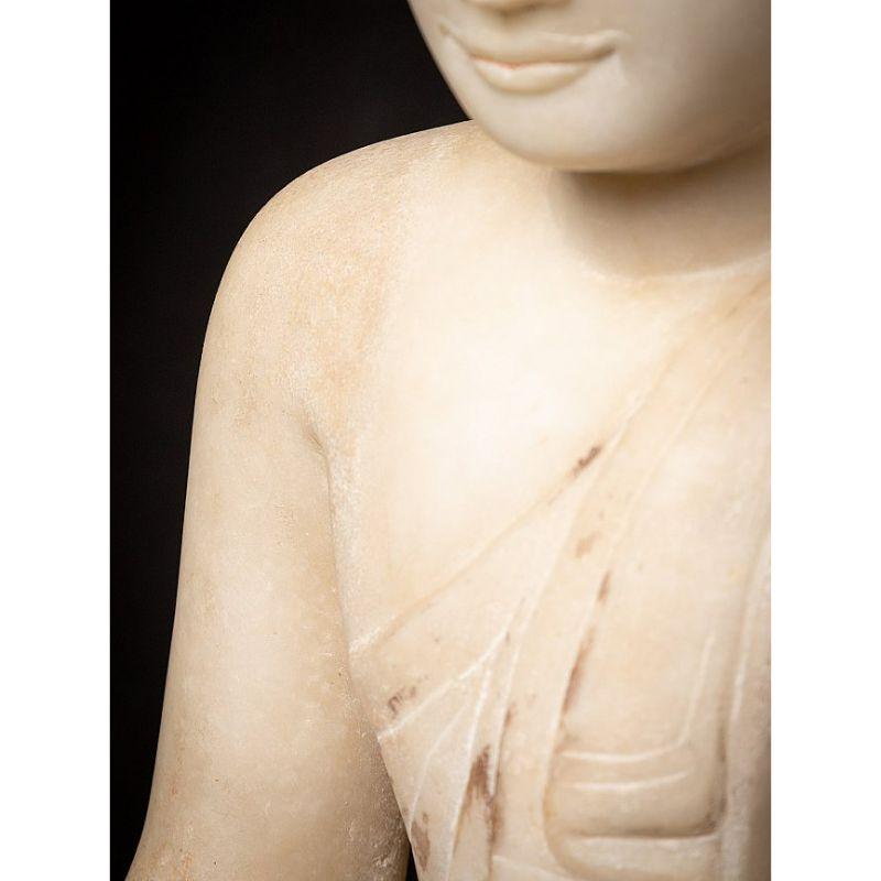 Very Special Marble Burmese Buddha Statue from Burma 6