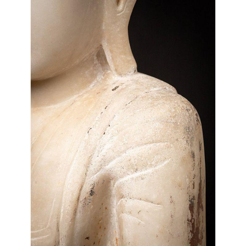Very Special Marble Burmese Buddha Statue from Burma 7