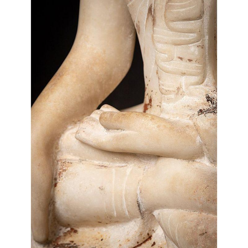 Very Special Marble Burmese Buddha Statue from Burma 8