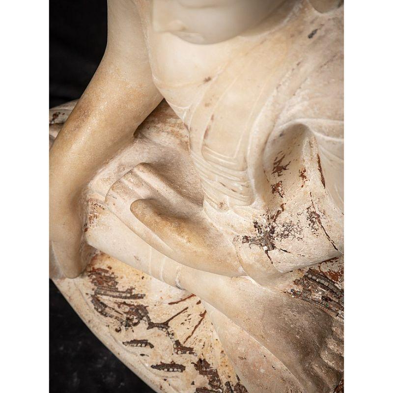 Very Special Marble Burmese Buddha Statue from Burma 13