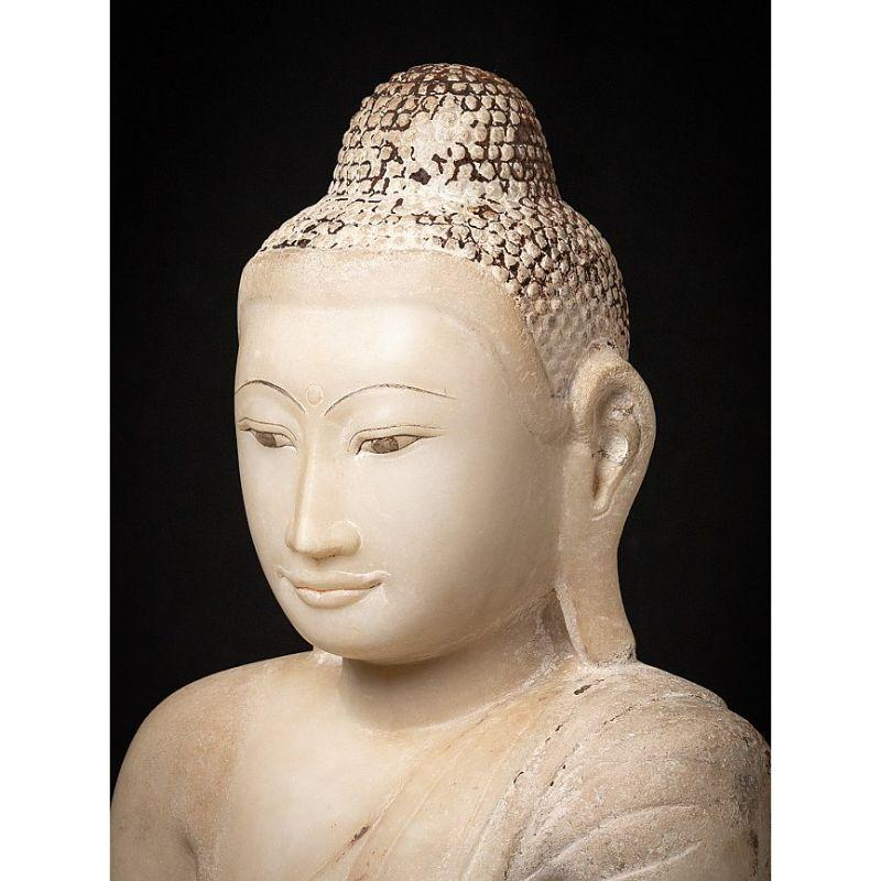 Very Special Marble Burmese Buddha Statue from Burma 2