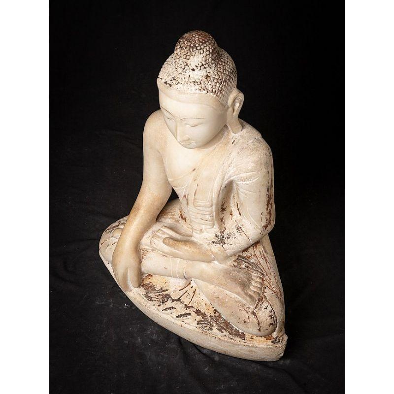 Very Special Marble Burmese Buddha Statue from Burma 3