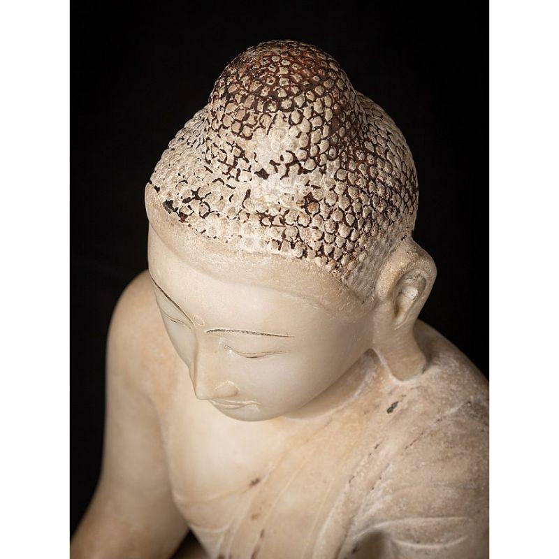 Very Special Marble Burmese Buddha Statue from Burma 4