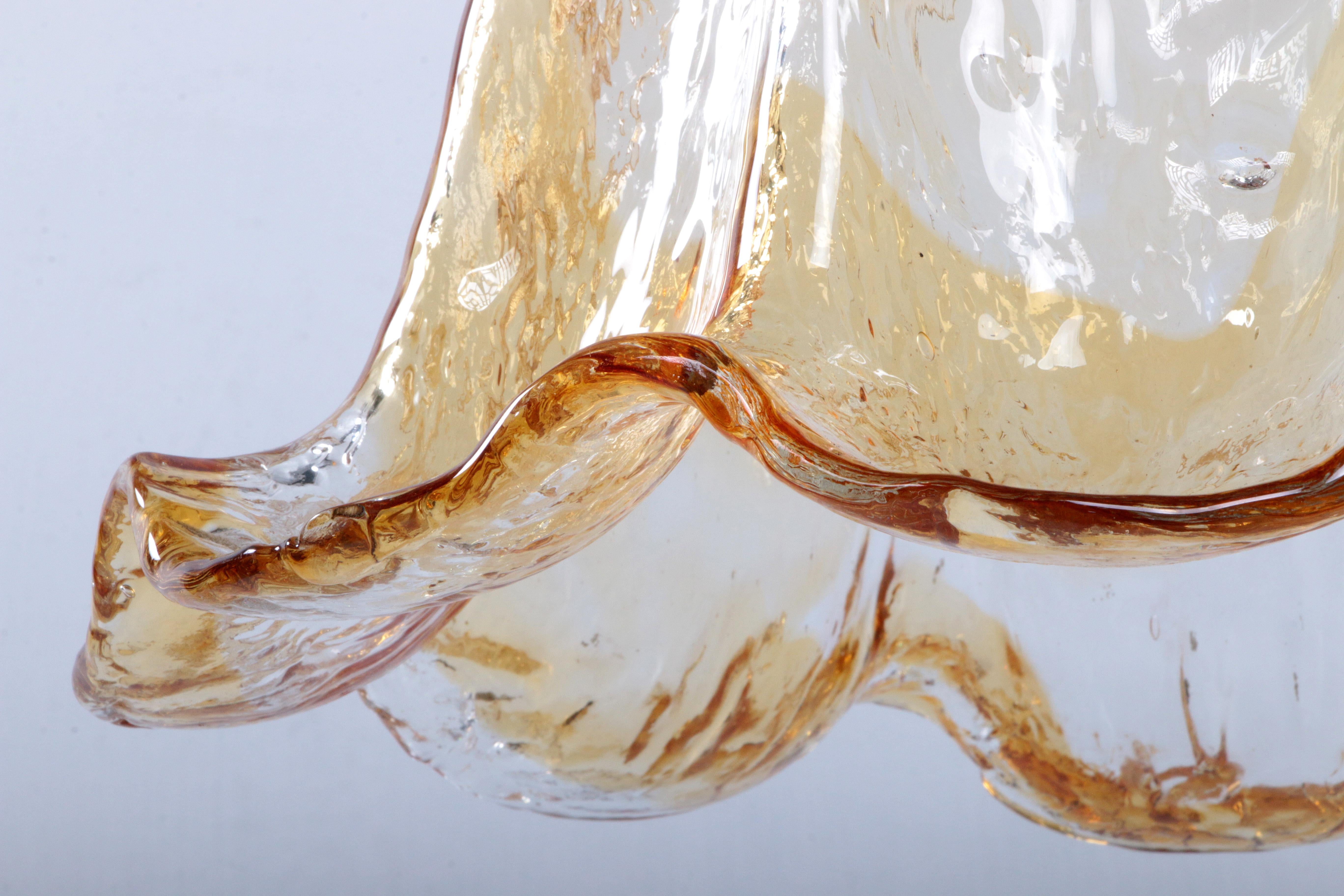 Besondere Hängelampe aus Murano-Glas, 1960 1