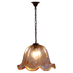 Lampe suspendue en verre de Murano très spéciale, 1960