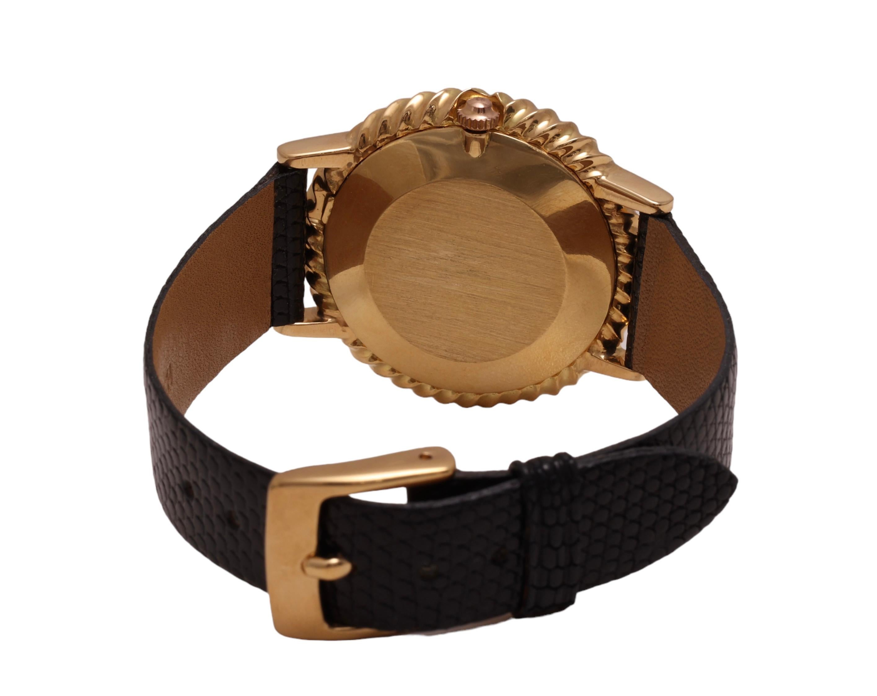 Sehr spezielle Omega-Armbanduhr in 18 kt. Gelbgold 4