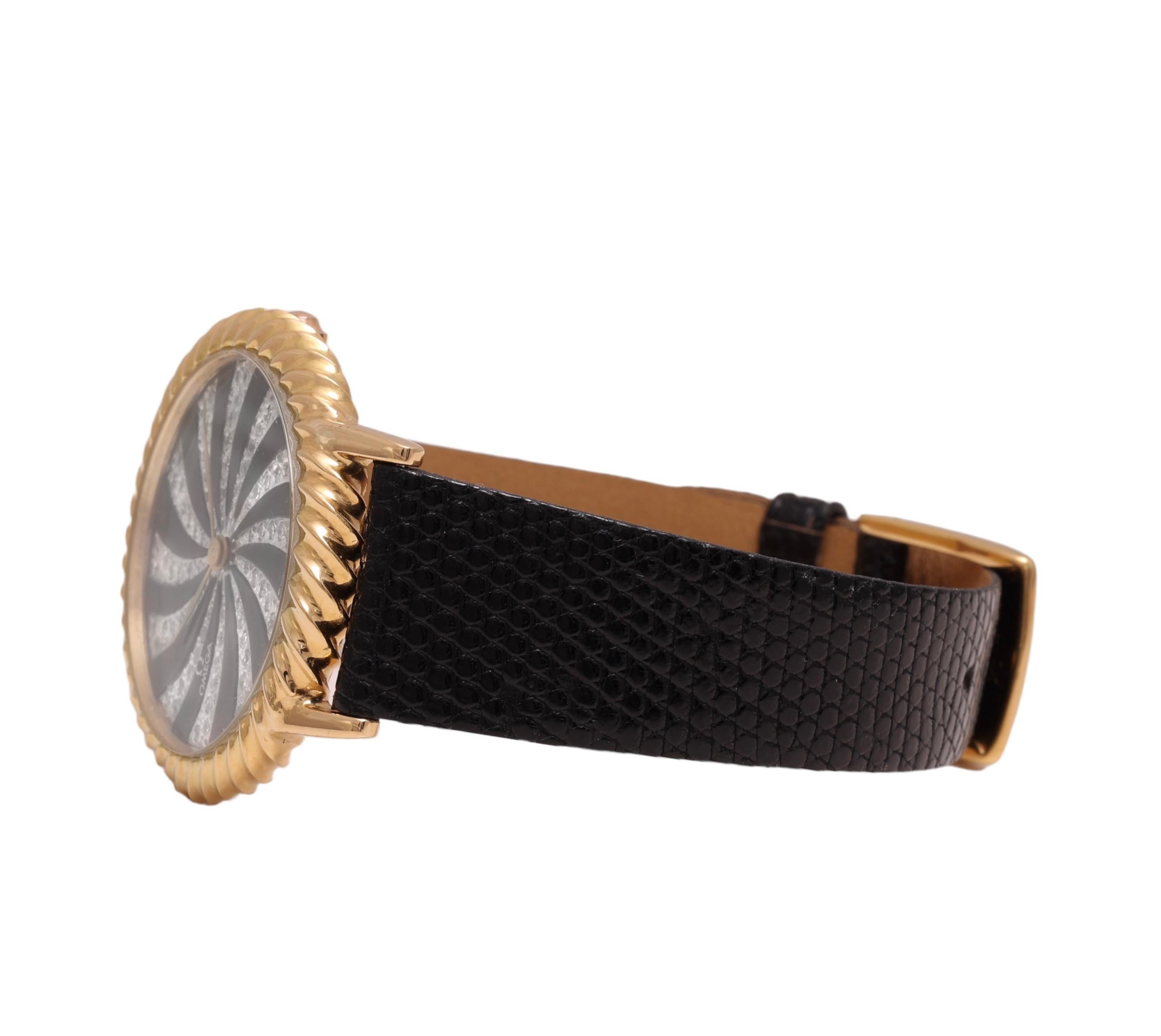 Sehr spezielle Omega-Armbanduhr in 18 kt. Gelbgold 1