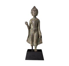 Antique Very Special Original Bronze Bagan Buddha Statue from Burma