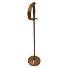 Antique Very Stylish Arts and Crafts Copper and Brass Sword Poker