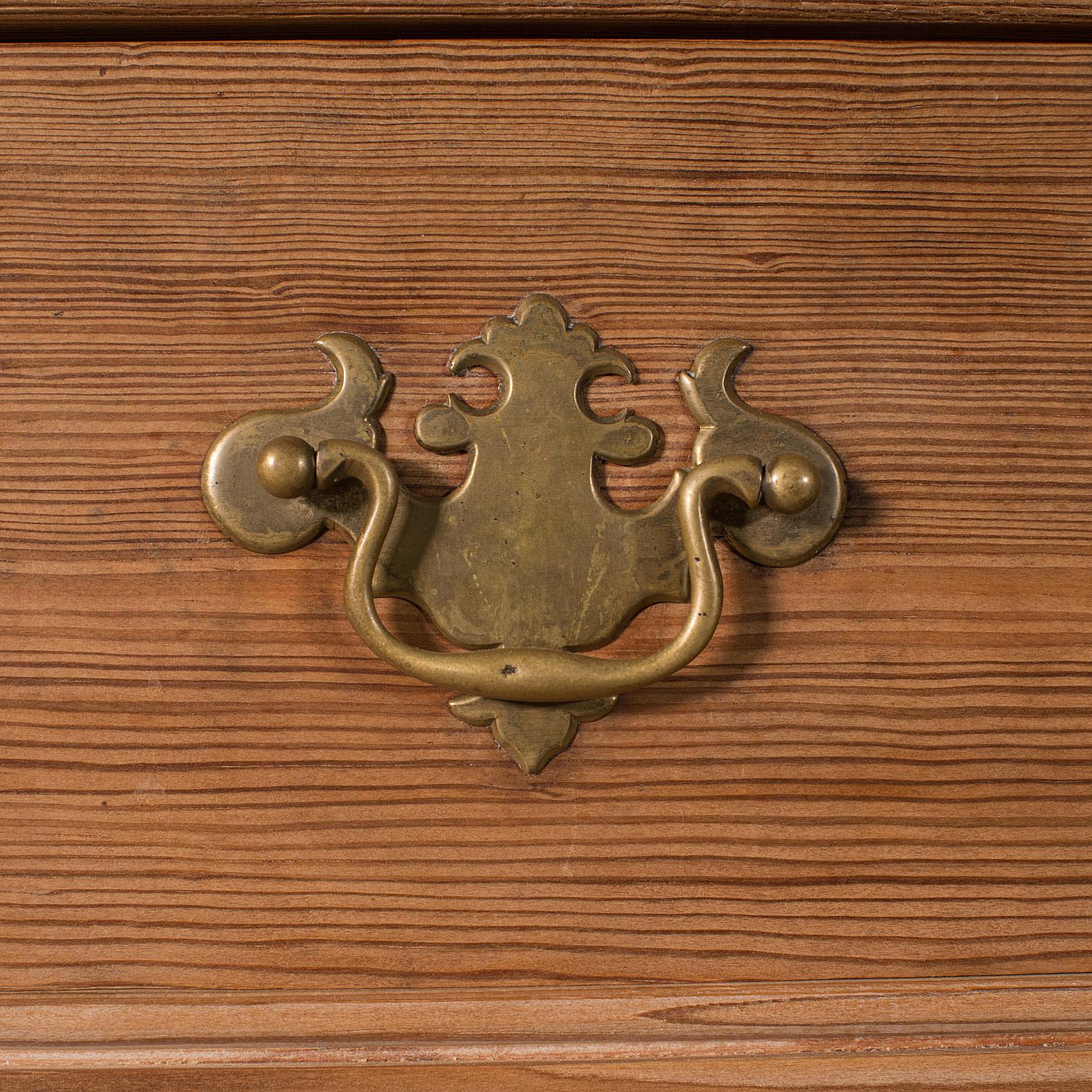 Credenza antica, inglese, pino, dispensa, vittoriana, 1850 ca. in vendita 1