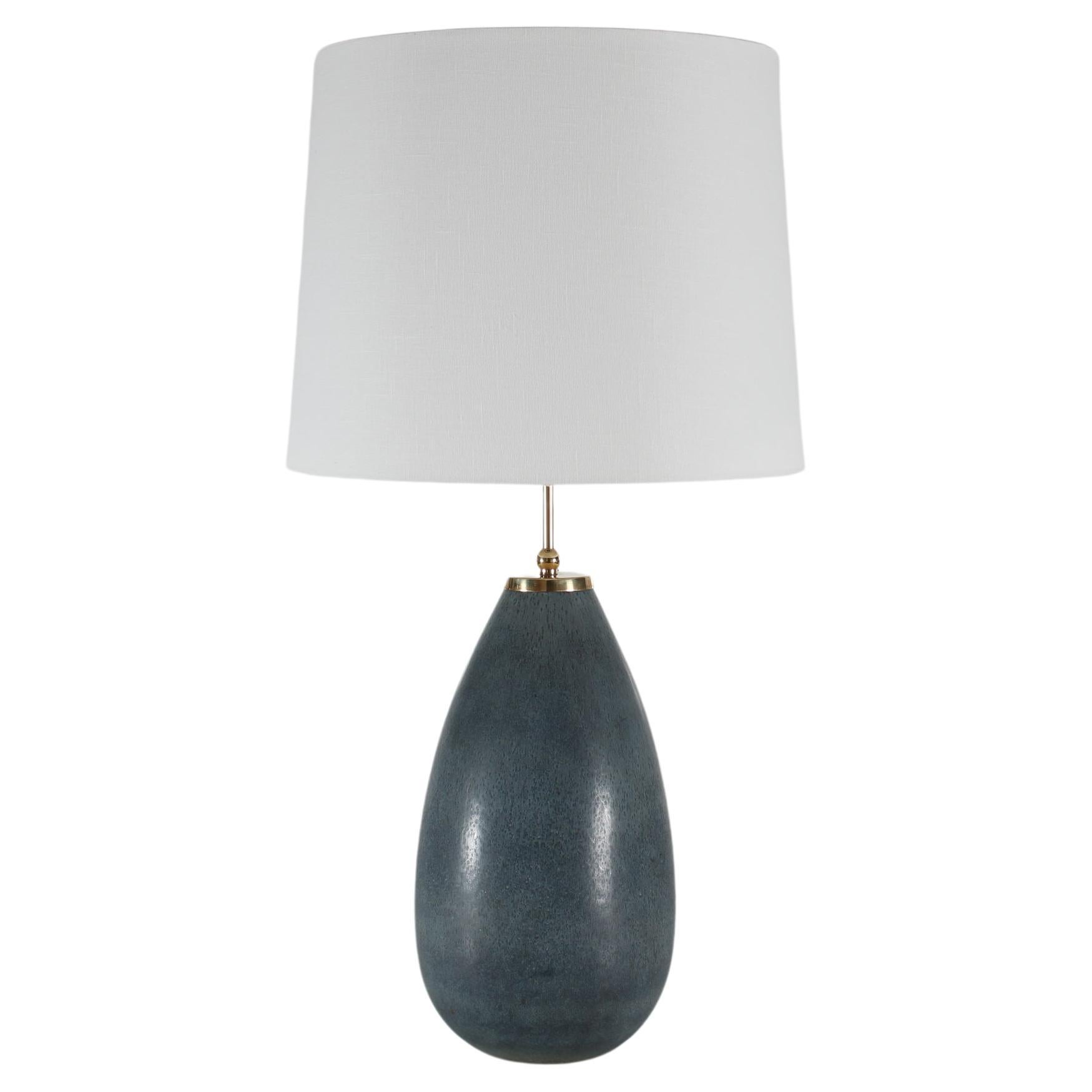 Lampada da tavolo a forma di goccia Carl-Harry Stålhane molto alta di Rörstrand, Svezia 1960s