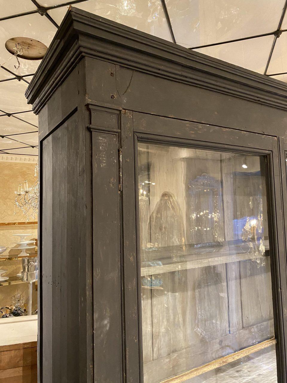 Very Tall, Handsome Rare Antique Display Cabinet 3