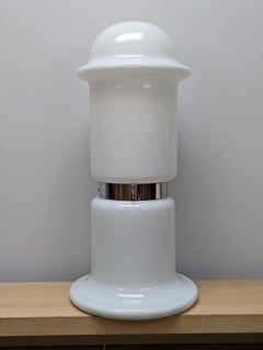 Very Tall Midcentury Karel Volf Designed Loor Lamp, White