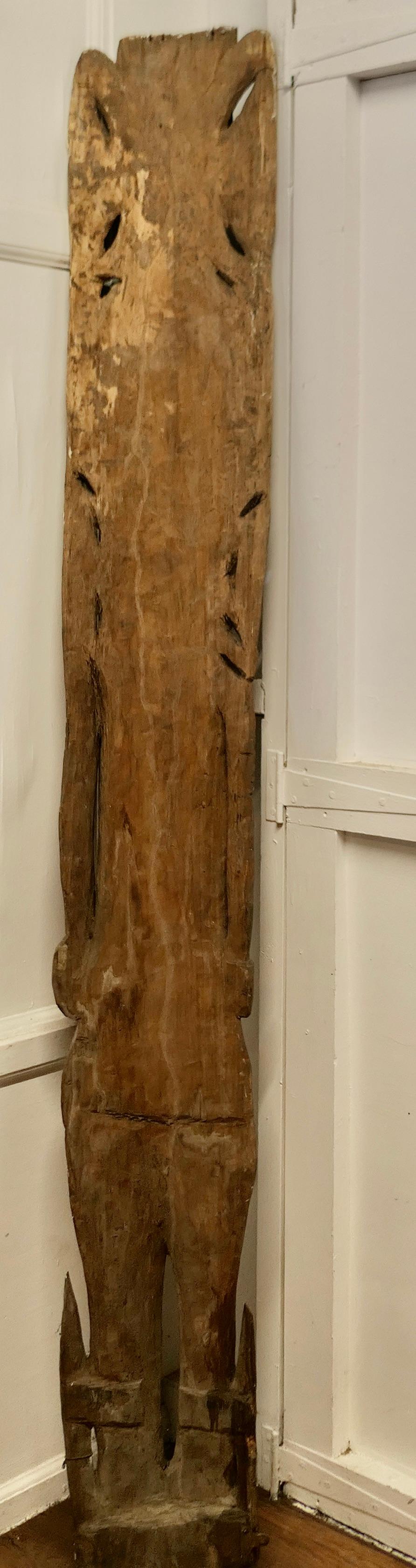 Very Tall Pair of African Marriage Figure Panels  This is a very heavy pair   In Good Condition For Sale In Chillerton, Isle of Wight