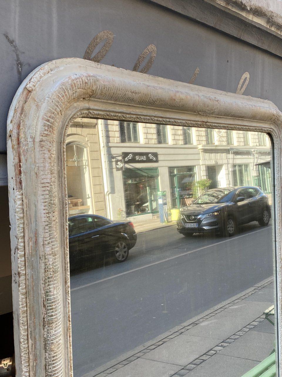Very Tall, Rare Antique Louis Phillipe Silver Mirror, France, 1860s 2