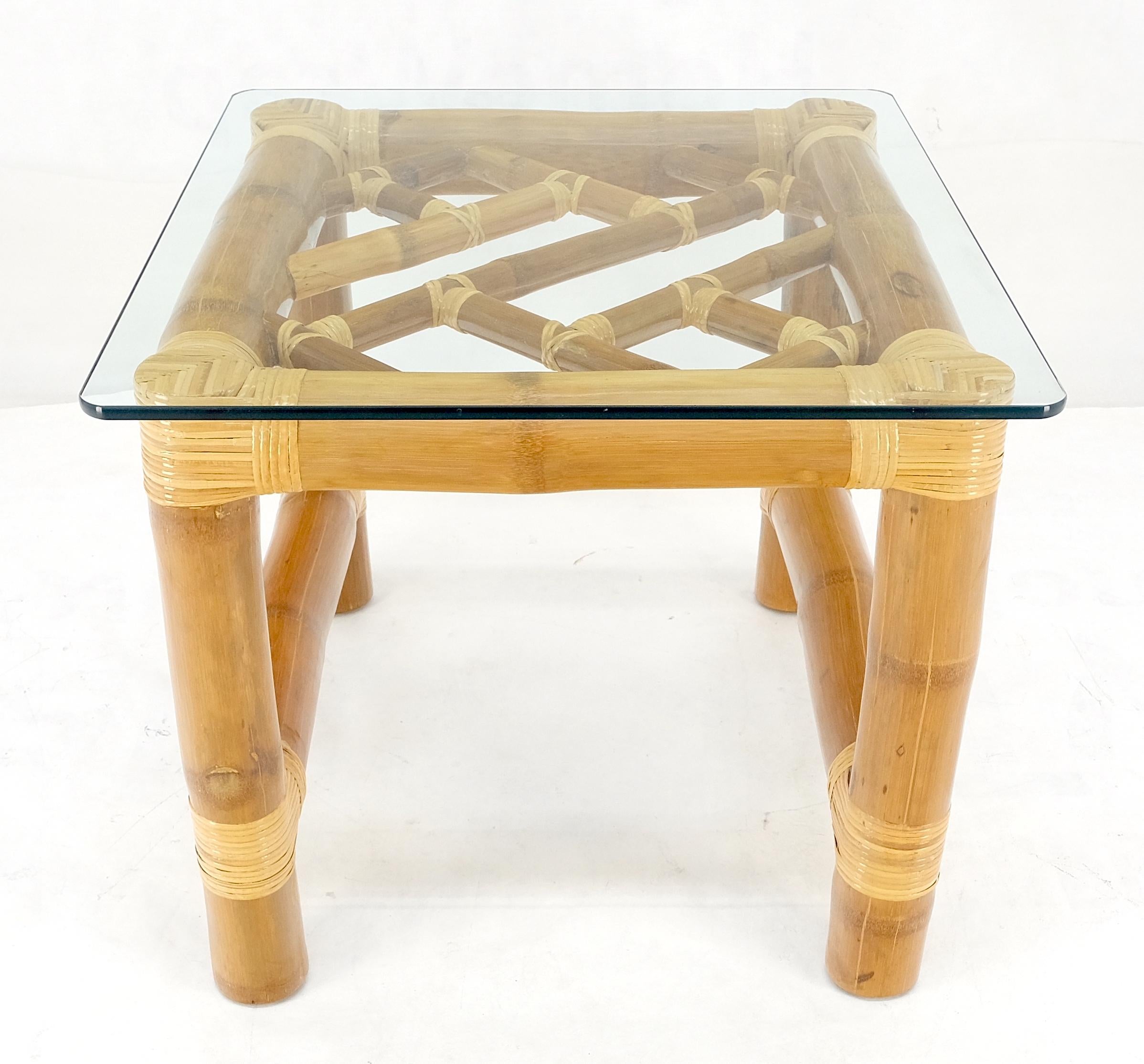 American Very Thick Bamboo Base Rectangle 29x25