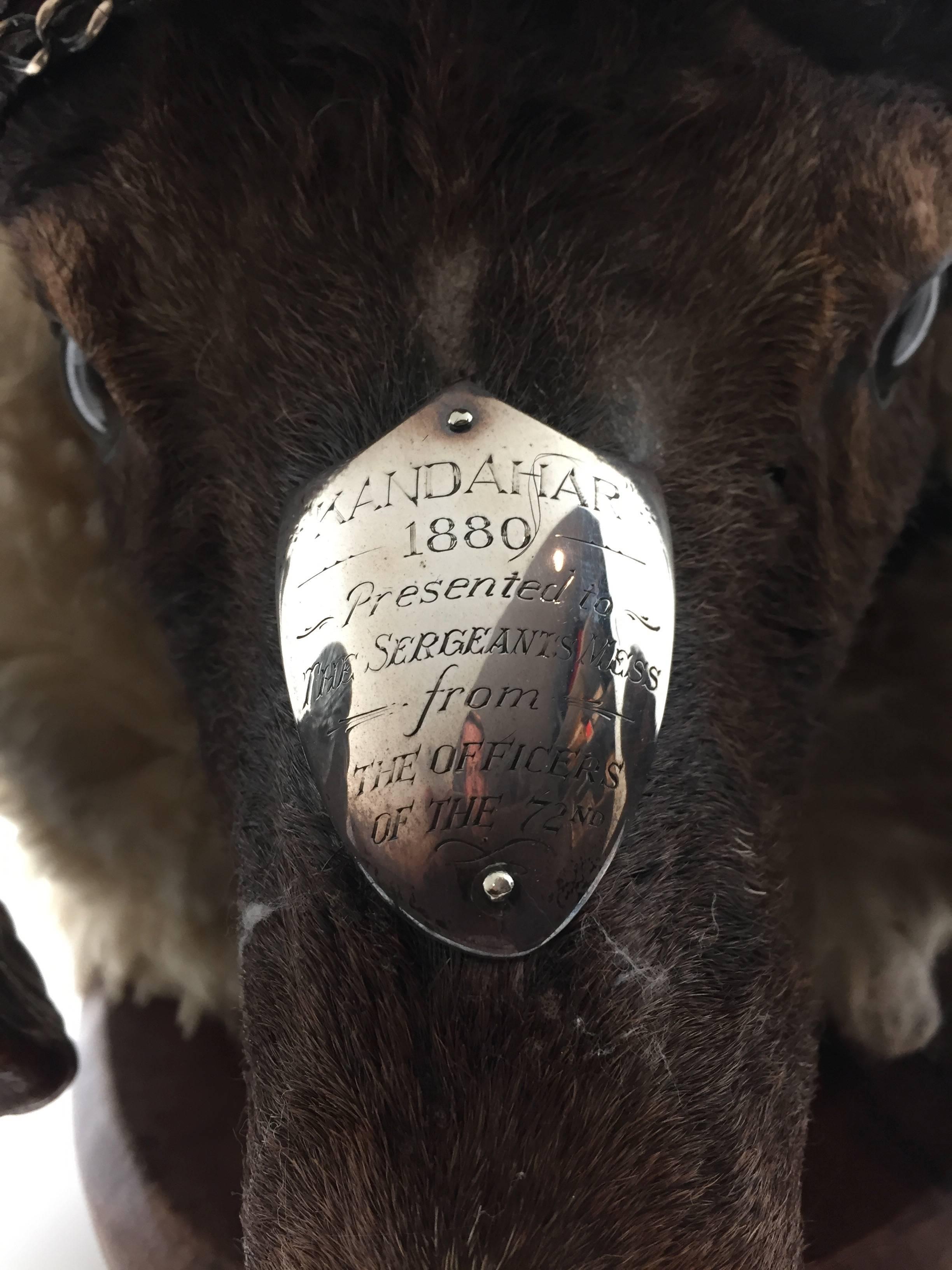 Metal 19th Century Scottish Rams Head Snuff or Mull Box