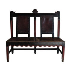 Very Unusual circa 1900 Scandinavian Bench Antique Very Unusual circa 1900 Scandinavian Bench