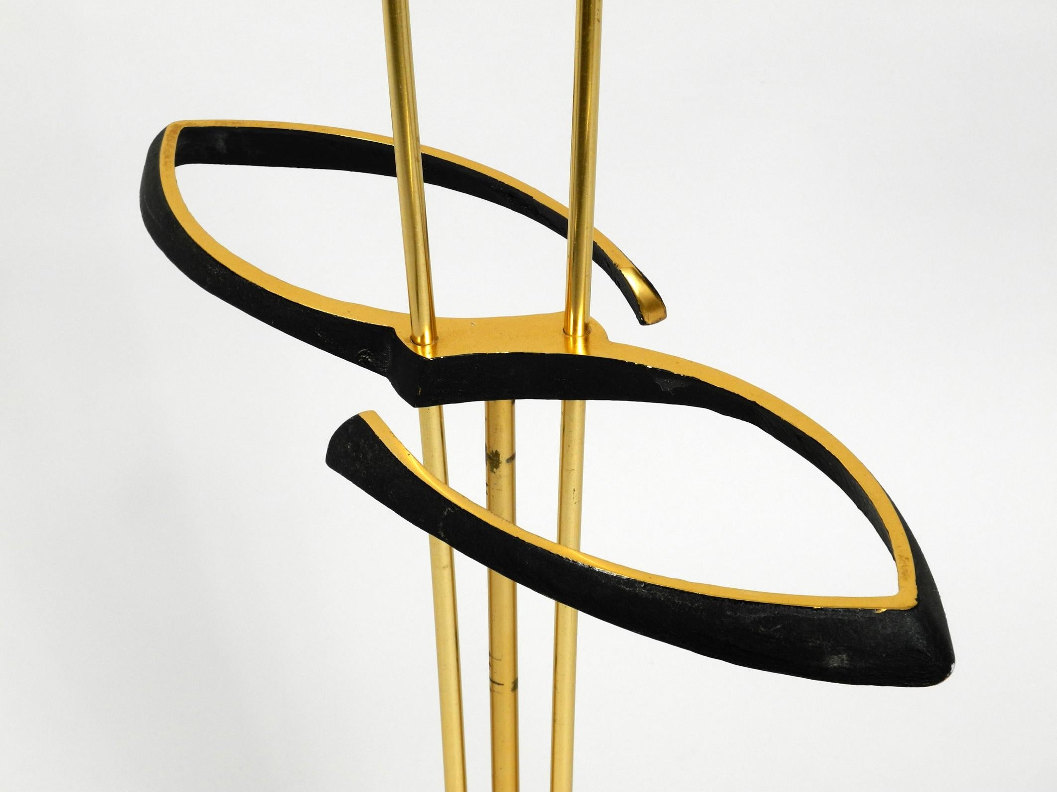 Very Unusual Mid-Century Modern Brass Umbrella Stand 7