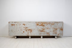 Very Unusual Swedish Antique Gustavian Drop Leaf Console or Dining Table